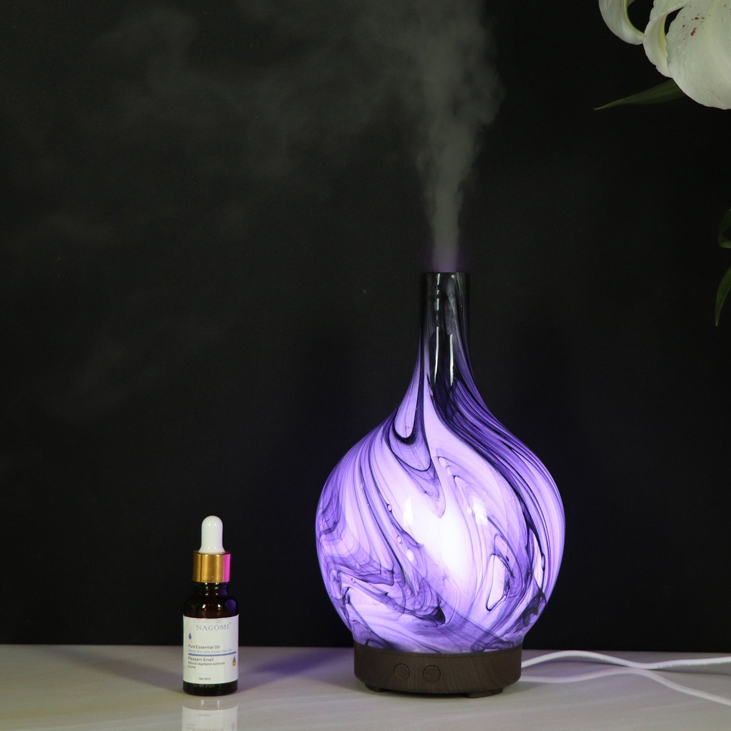 Ink painting ceramic ultrasonic aroma diffuser