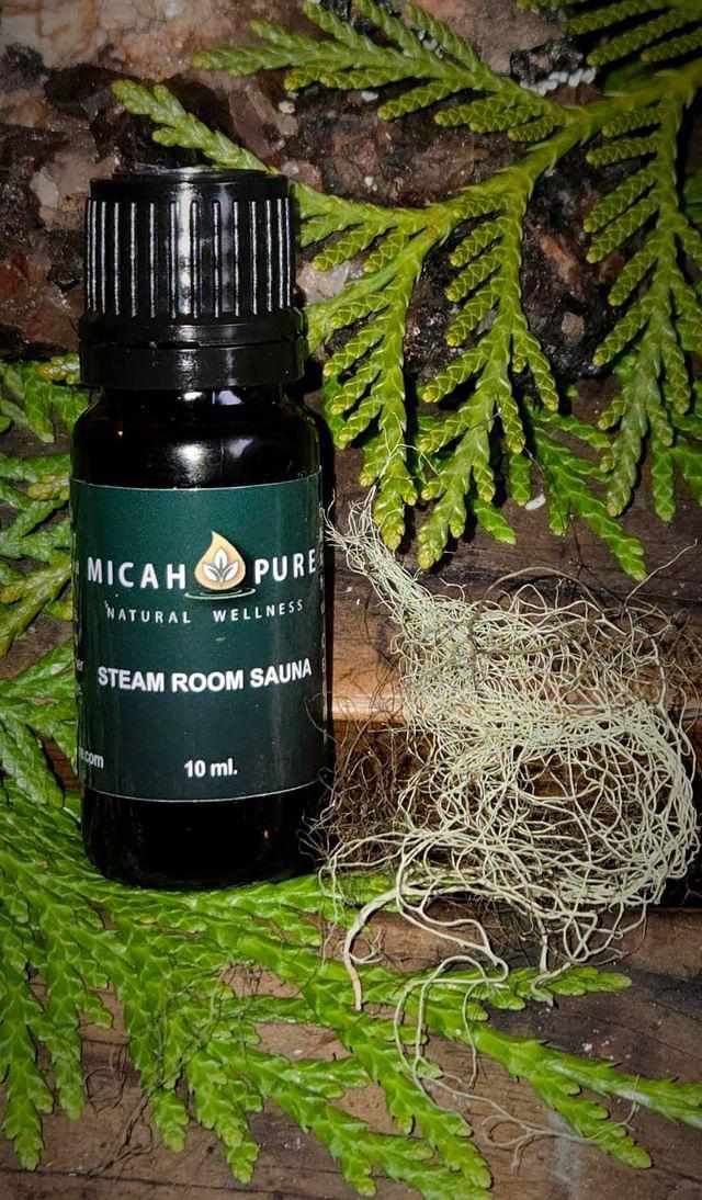 Micah Pure Steamroom & Sauna Essential Oil Blend - Relax & Unwind ...