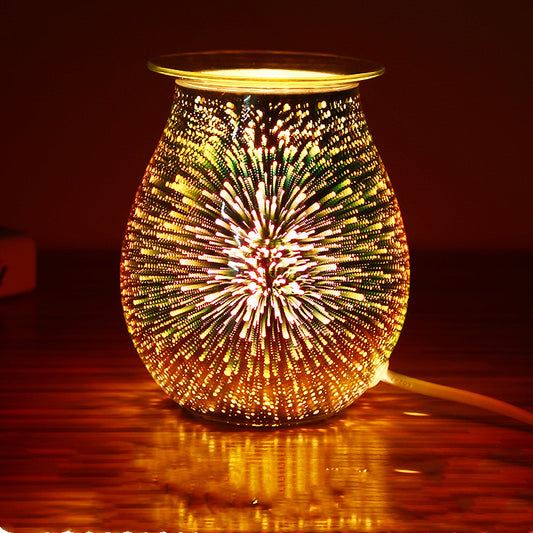 3D Glass Electric Aromatherapy Lamp for Micah Pure Essential Oil